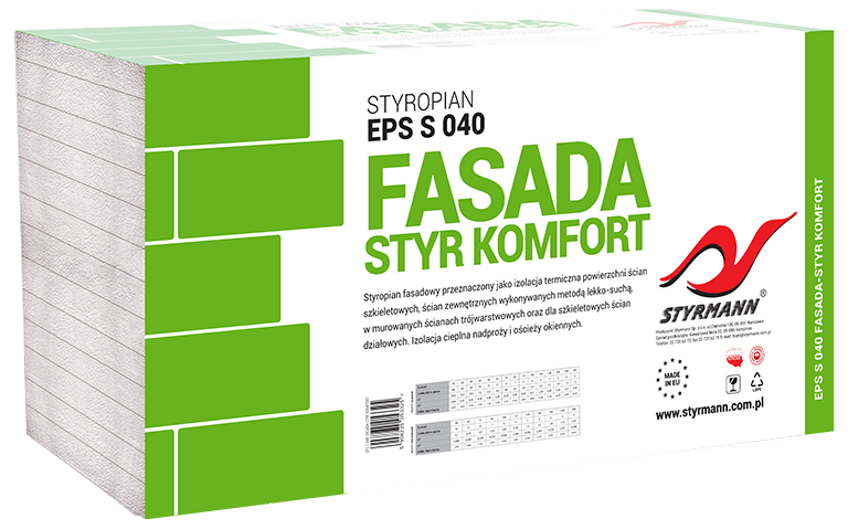 EPS S FASADA-STYR KOMFORT Styrofoam plates