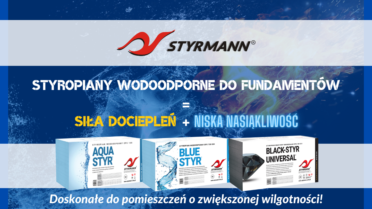Styropiany wodoodporne grafika do treści