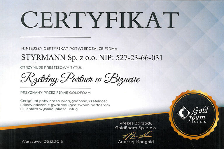 Certyfikaty