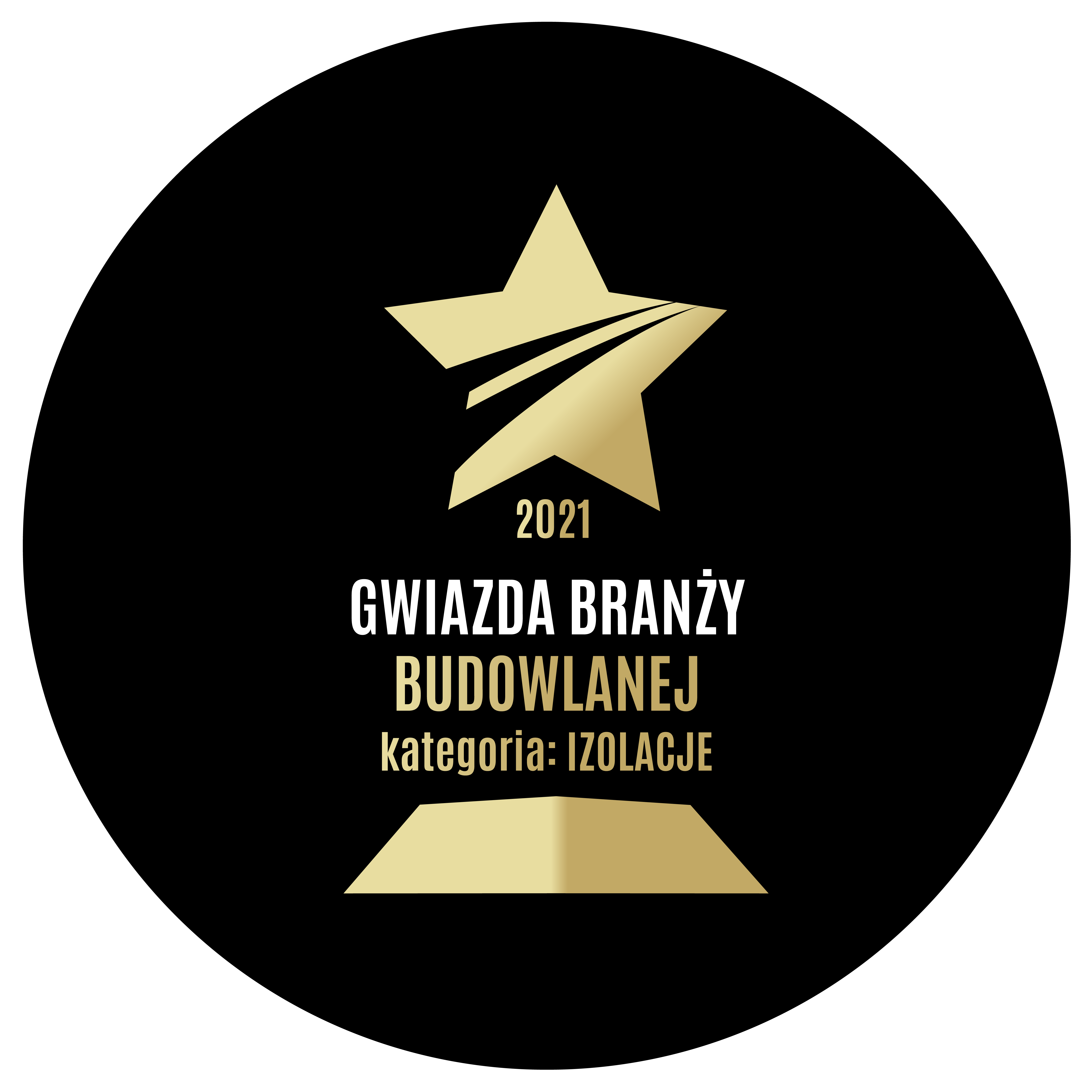 Gwiazda branzy budowlanej IZOLACJE black gold 014811