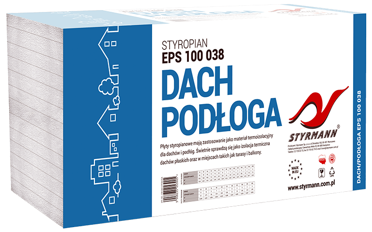 Styropian EPS 100-038 DACH/PODŁOGA