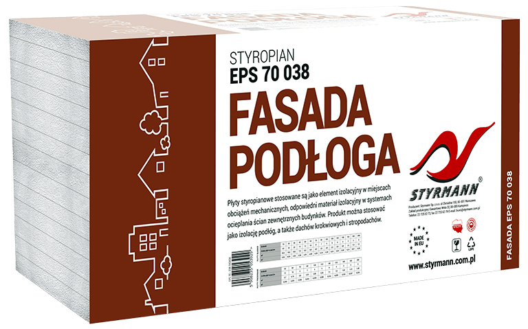 Styropian fasadowy i podłogowy - EPS 70 038