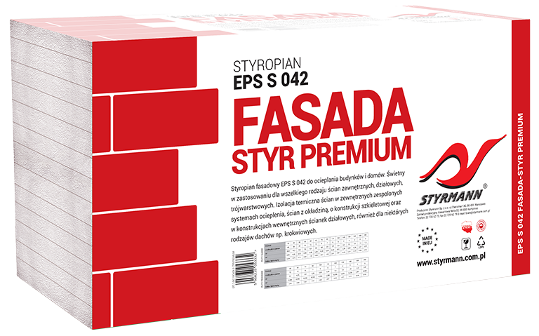 Styropian fasadowy EPS S 042 FASADA-STYR PREMIUM